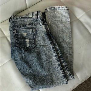 Guess acid wash jeans